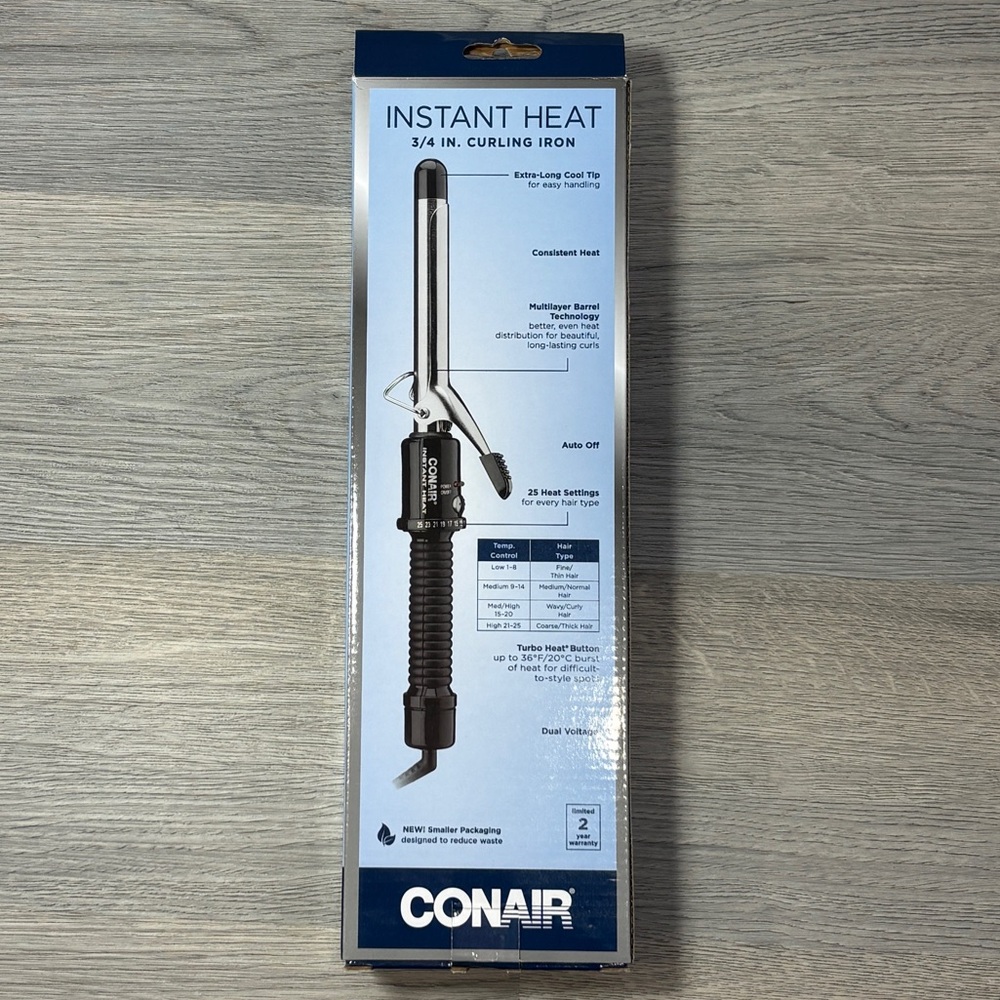CONAIR‎ Instant Heat 3/4" Curling Iron NEW - Picture 5 of 10